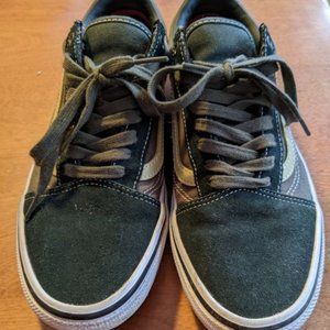 Olive Colored Vans - Mens Sized 9
